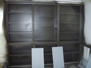 before cabinet painting